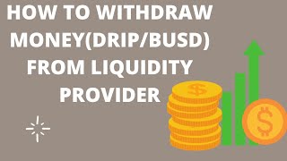 Easy step to withdraw money 💰 from DRIP/BUSD liquidity provider|How to Harvest Seed from Drip garden screenshot 4