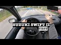 1998 Suzuki Swift II 1.0 53HP 3d | POV Test Drive | 0-100 | Review | Fuel cons.| Top speed