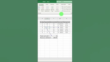 How to Trace dependent cells in Excel Spreadsheet #shorts