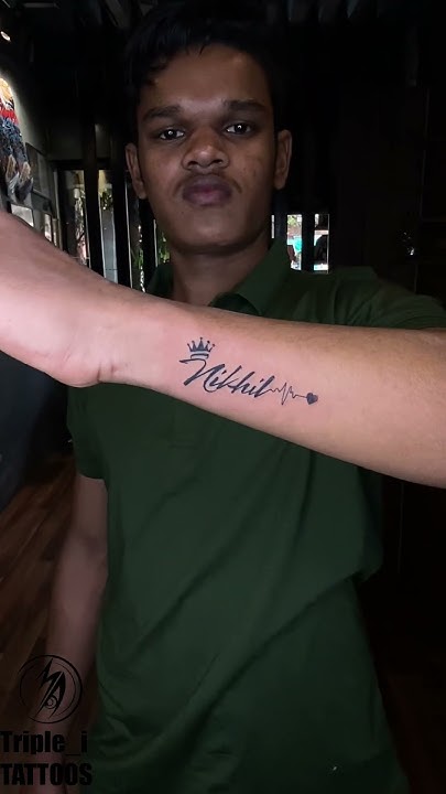  Name tattoo | tattoo design #tattoo #youtubeshorts #trending #viral # ...