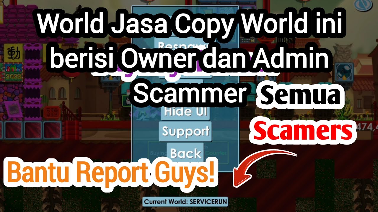 Copy World Raching Team Inilah world jasa copy world yang berisi Owner dan Admin SCAMMERS semua ...