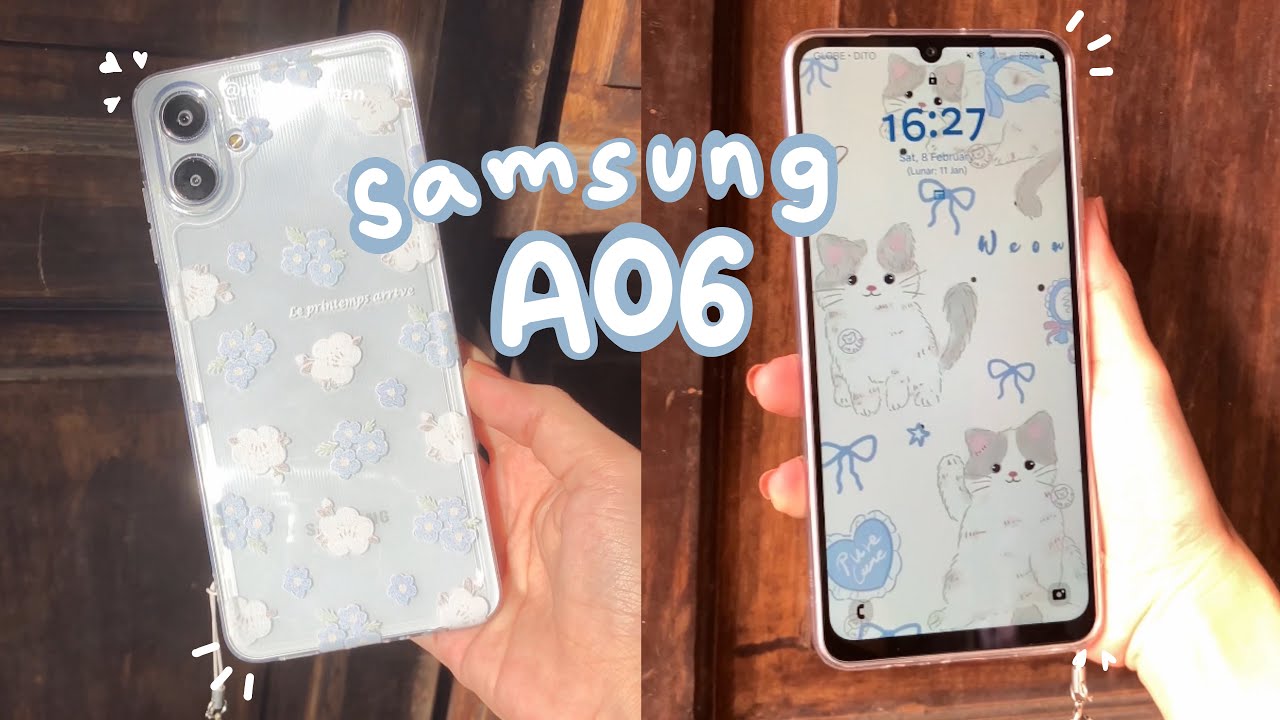 ୨ৎ android aesthetic ─ samsung A06 | themes, genshin, cam, digital art & notetaking, and accessories