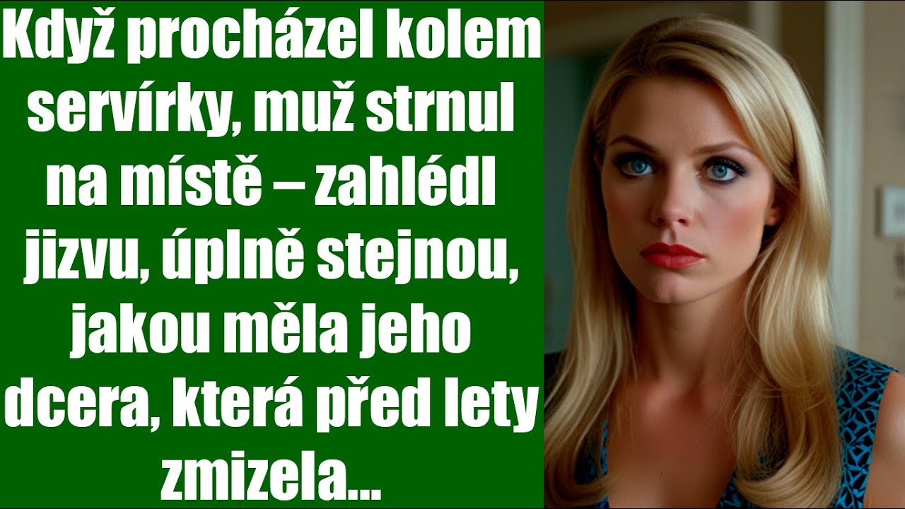 Když procházel kolem servírky, muž strnul na místě – zahlédl jizvu, úplně stejnou, jakou měla jeho..