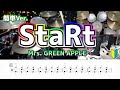 Mrs GREEN APPLE StaRt 簡単Ver ドラム楽譜あり 