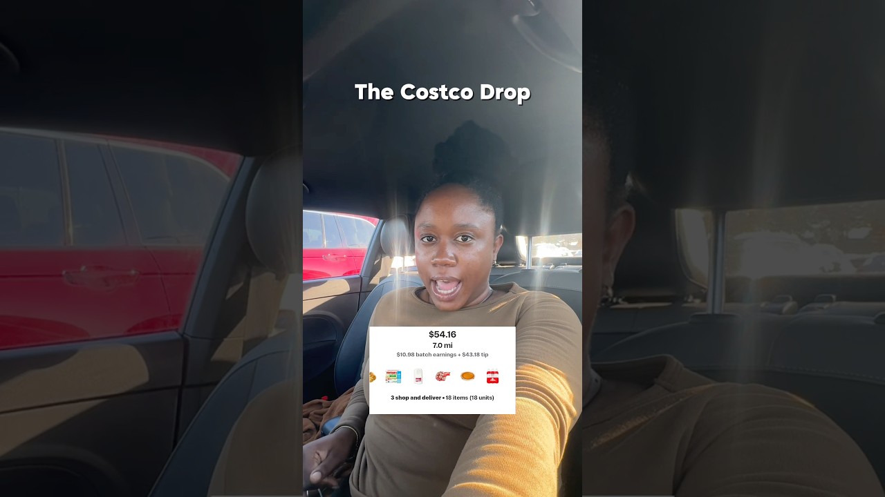 First batch of the day on Instacart at Costco! 