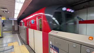 地下鉄丸の内線2000系・東京駅入線