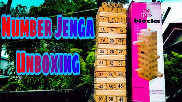 How to play number jenga with 4 dice 🎲 | Unboxing and review | Game | Sharose World