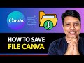 how to SAVE Canva (FAST) | PDF, PNG, JPG, PPT, and More in 60 Seconds!