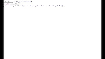 WHAT IS @ENABLESCHEDULING IN SPRING DEMO