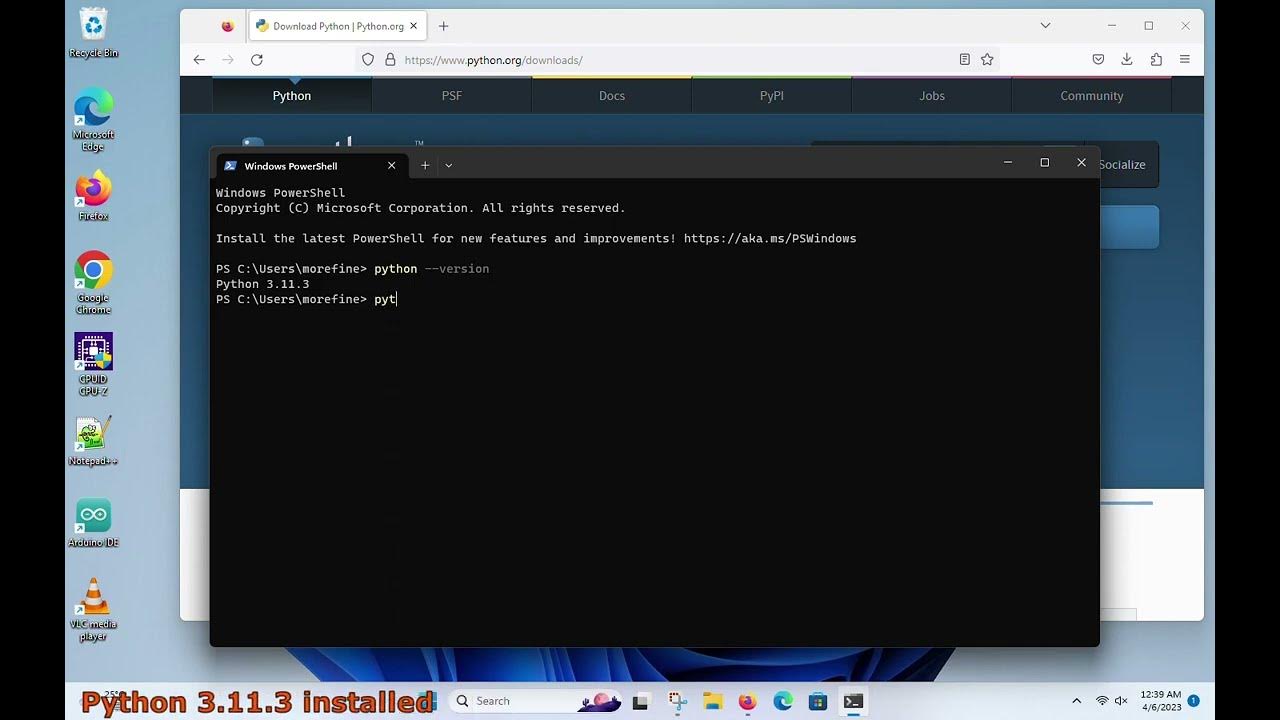 Install Python 3 on Windows 11 - YouTube