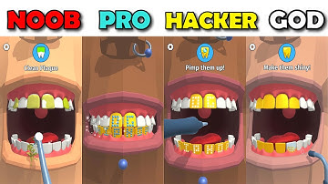 NOOB vs PRO vs HACKER vs GOD - Dentist Bling