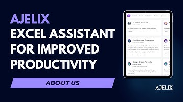 AI in Excel - Ajelix Spreadsheet Artificial Intelligence Tools for Productivity