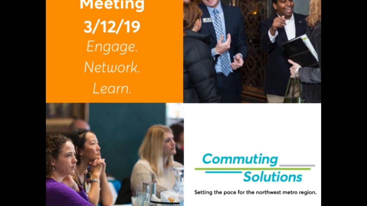 Commuting Solutions Invites You to our March Membership Meeting