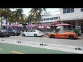 Walking Ocean Drive South Beach Miami Florida