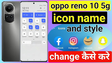 Oppo Reno 10 main  icon Kaise change | Oppo Reno 10 app icon change kaise kare | app icon setting