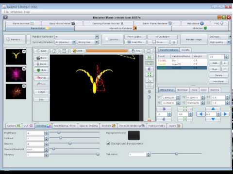 IFS linear - How to effectively use Linear Transforms in Fractal Flames