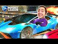 alanzoka testando a Lamborghini no Rocket League