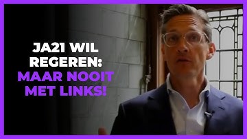 JA21 bekent kleur: ´Wij willen regeren, maar nooit met links!´