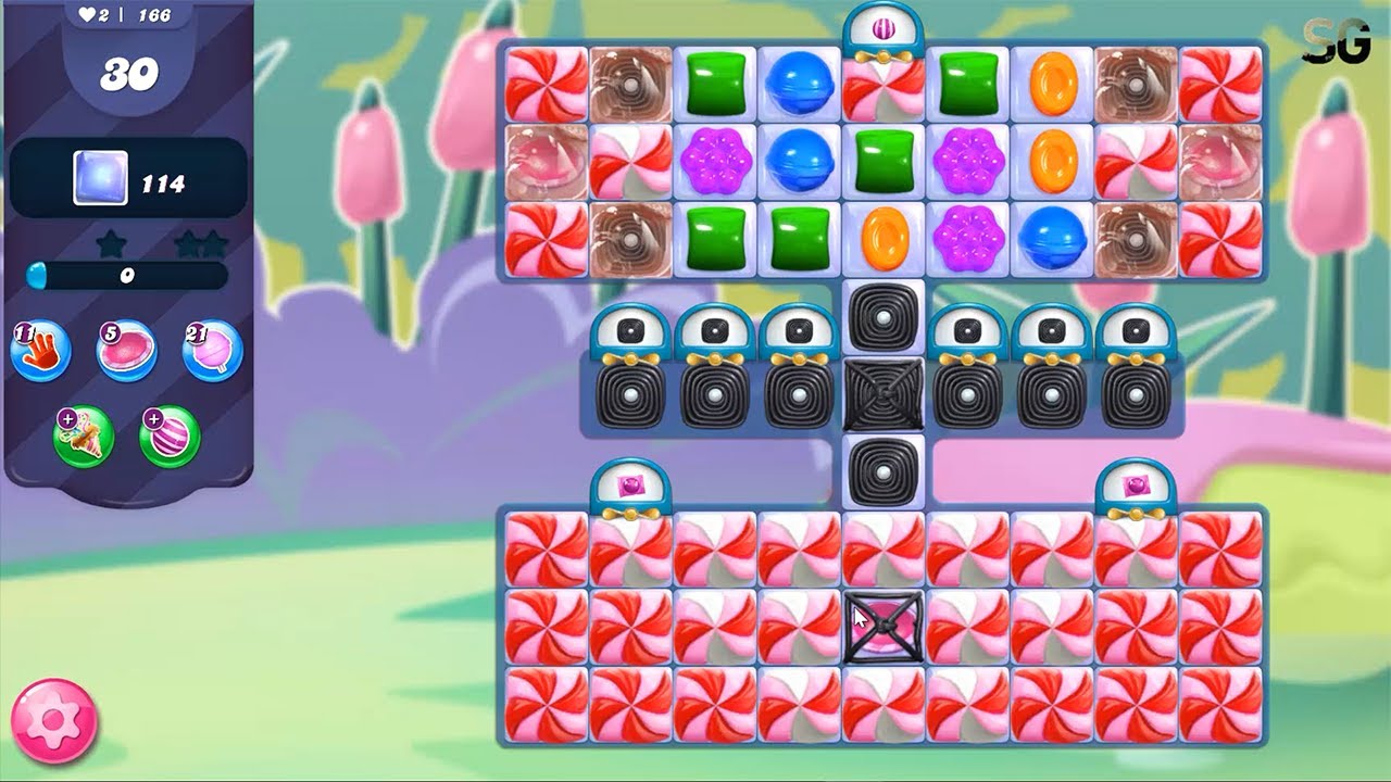 Candy Crush Saga Level 166 | CCS 