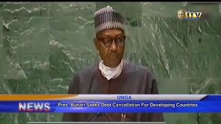 Pres. Buhari seeks debt cancellation for developing countries