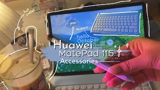 UNBOXING | Huawei matepad 11.5 Accessories | Goojodoq | pencil sleeve | pastel keyboard | shopee