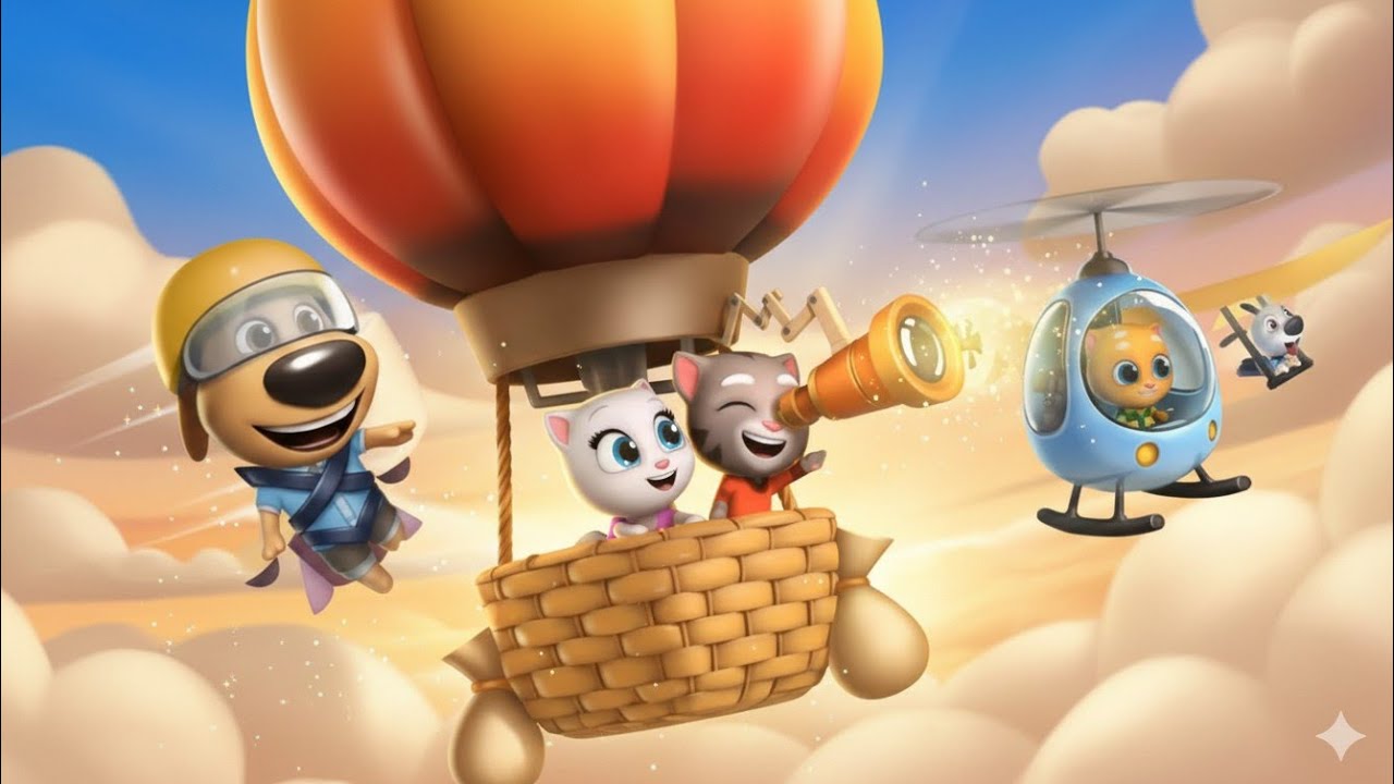 Tom Fun Derek Talking Tom Fun Fair Gameplay Android ios - YouTube