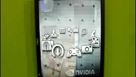 Shiny at 3GSM_ NVIDIA next-generation mobile phone interface