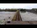 New Coastal Pacific Train 2014 - Part 1 -  from the Drivers Cab and Open Air Observation Carriage.