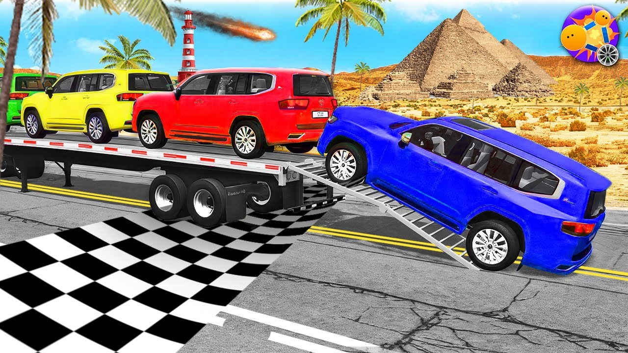 BeamNG Truck Crashes Only | Realistic Physics #32🤯