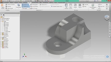 ISOMETRIC DRAWING PART 10 AUTODESK INVENTOR