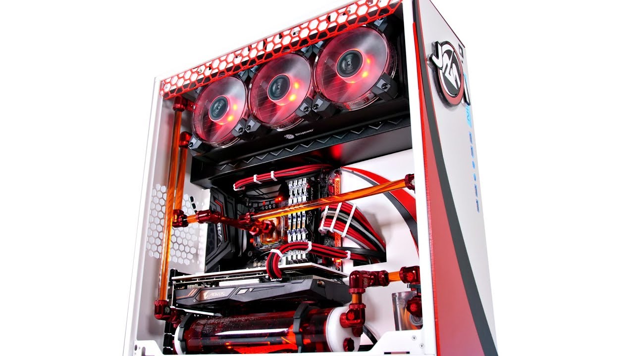 Project JAM Gaming - $3200 CUSTOM WATER COOLED PC BUILD TIME LAPSE ...