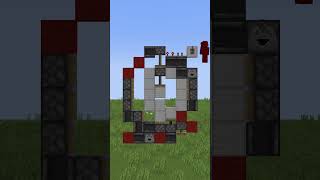 Satisfying Minecraft 3x3 Redstone Door
