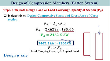 Design of Batten System I Design of Compression Members I Design of Steel Structures