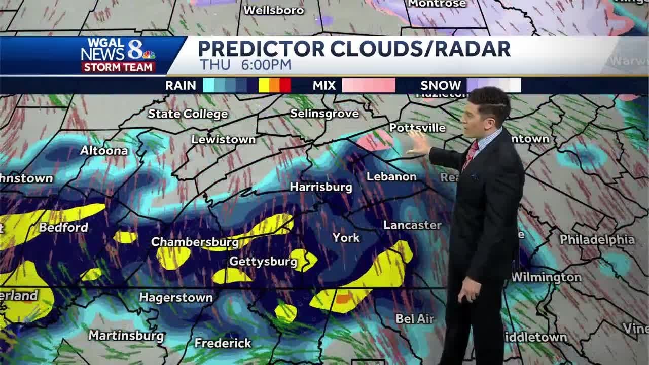 Storm system brings nice soaking into Friday - YouTube