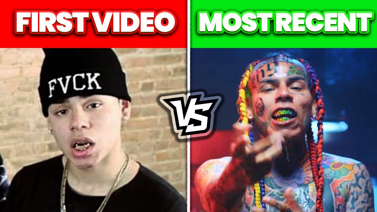 RAPPERS FIRST MUSIC VIDEO vs RAPPERS MOST RECENT MUSIC VIDEO! - YouTube