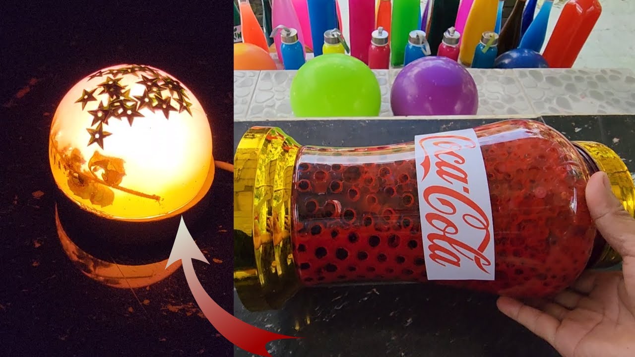 Break glass bottles, Make night lights from broken glass bottles! YouTube
