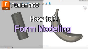 Banana 🍌 Form 3D Modeling with Fusion 360 | How to design tip