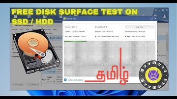 Check SSD / HDD for Bad Sectors [ TAMIL ]  |  Free Disk Surface Test  | Minitool Partition Wizard