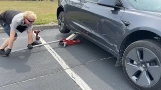 Tesla Tire Rotation via Tesla Mobile Service