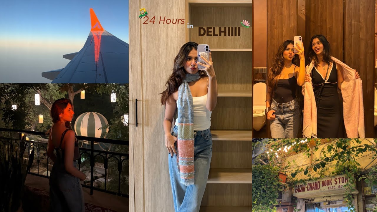 First time in Delhi 🛺✨🪷🕊️