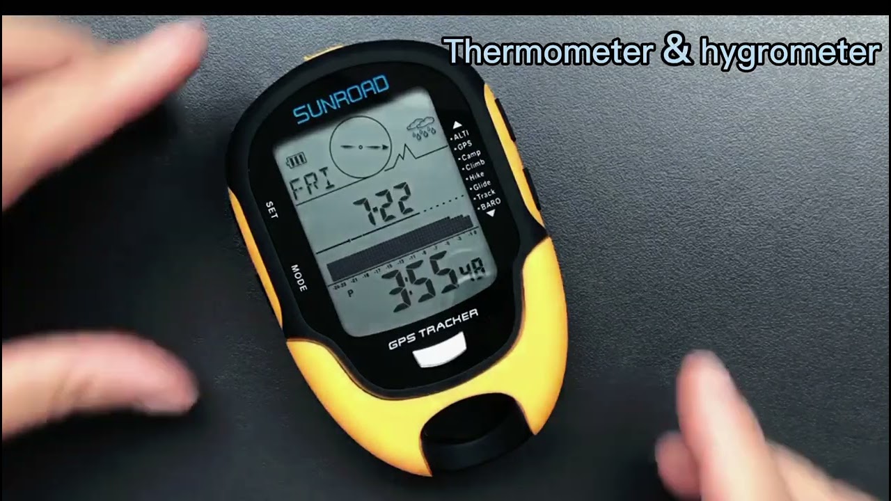 barometer thermometer and hygrometer of GPS altimeter