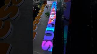 New, shiny lettering on the storefront  #发光字  #ledlightdecor #neonlights #LED #ledsignage