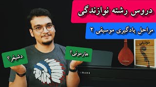 دروس رشته نوازندگی ( یادگیری موسیقی )