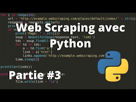 Apprendre le Web Scraping avec Python Français - Partie 3