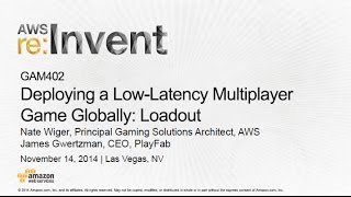 AWS re:Invent 2014 | (GAM402) Deploying a Low-Latency Multiplayer Game Globally: Loadout screenshot 4