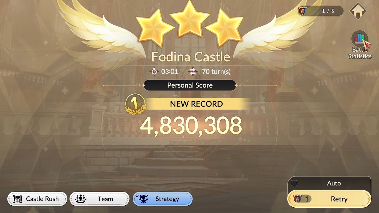 Fodina Castle Eileene (Castle Rush) 4,8M Versi Bukan Akun F2P - Seven Knights Re:BIRTH