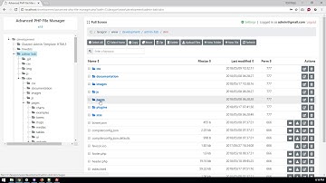 Advanced PHP File Manager - Section 7: Directory Tree and History Management