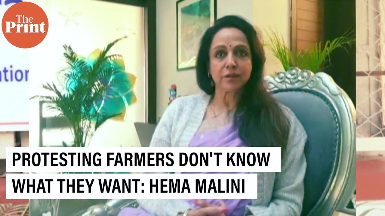 Stay on farm laws necessary to make farmers calm : Hema Malini