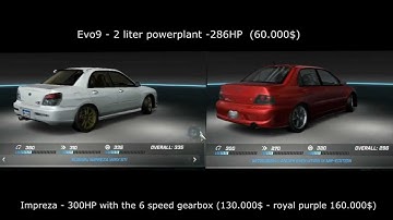 NFS World - DragTimes [Impreza vs Evo9] - Episode 2