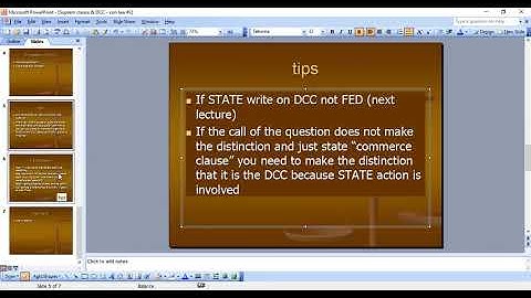 Supremacy Clause & DCC - Limitations on State Power video #1 - Ca bar exam